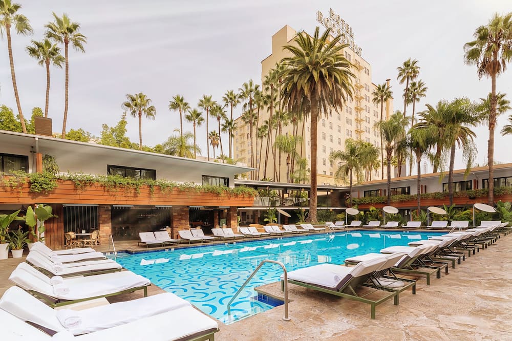 hotels with balconies in los angeles | the hollywood roosevelt